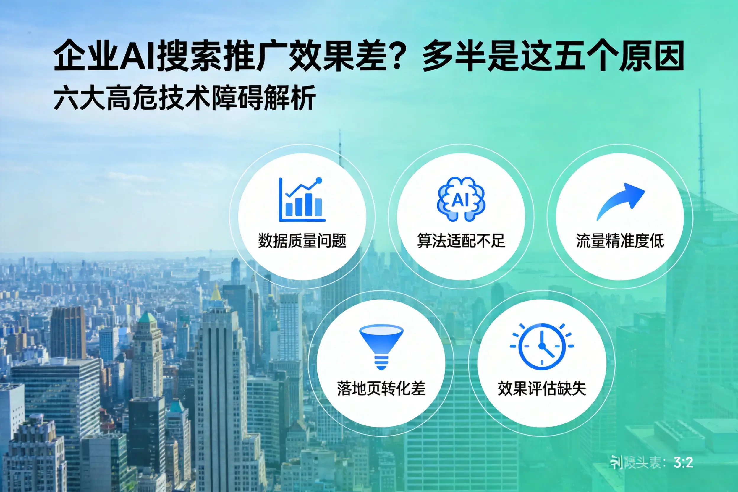 两当企业AI搜索推广效果差？多半是这五个原因